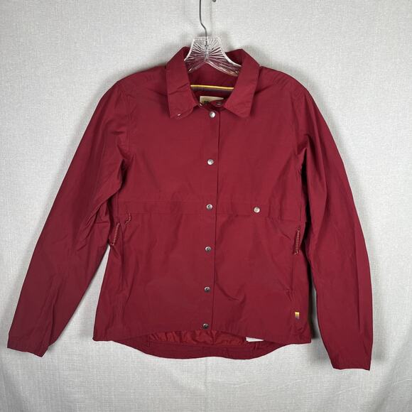 Fjallraven Specialized Riders Wind Jacket Womens Small Pomegranate Red *Tny Flaw - Picture 1 of 16